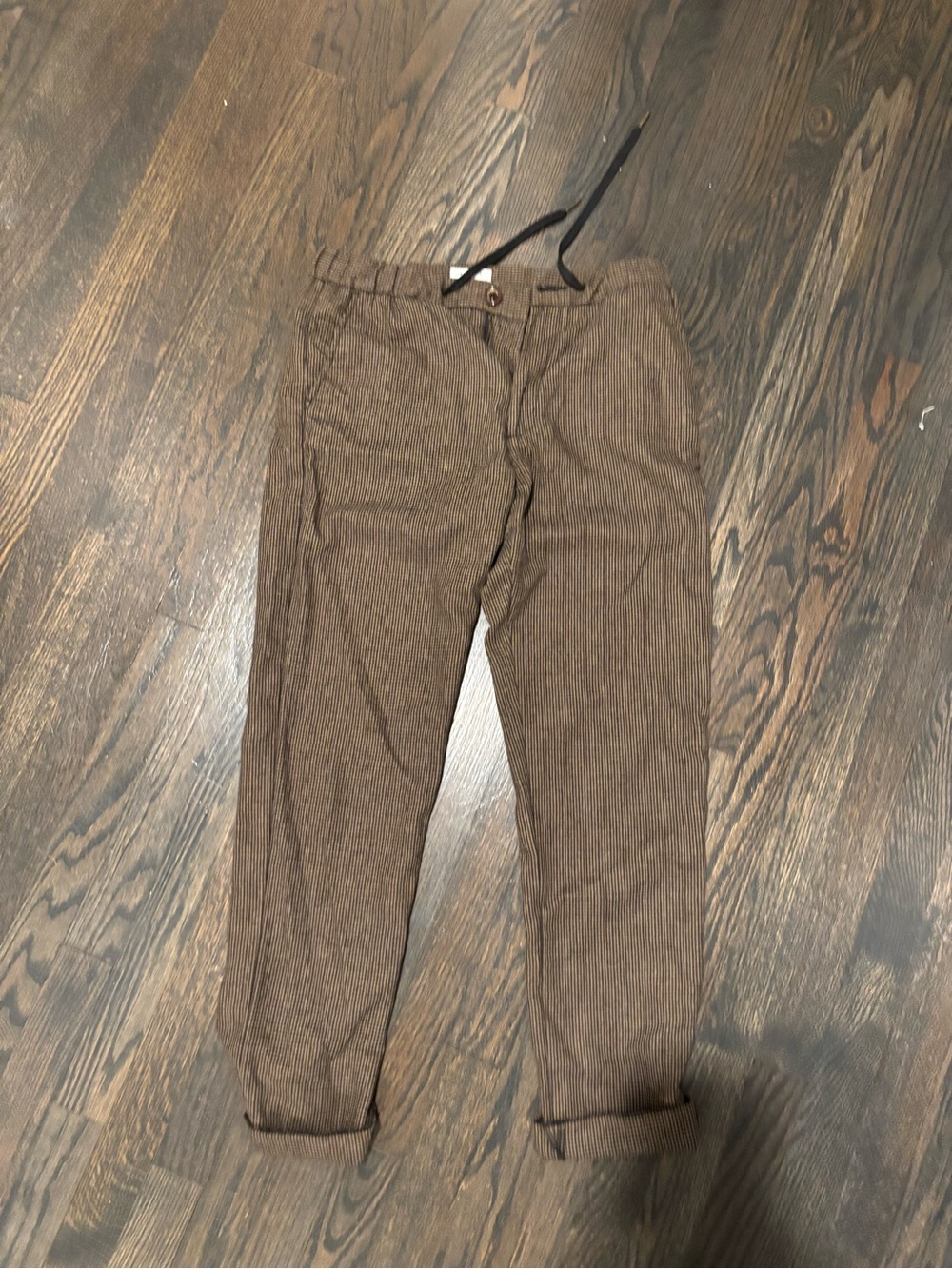 Percival Brown Houndstooth Men’s Dress Trousers